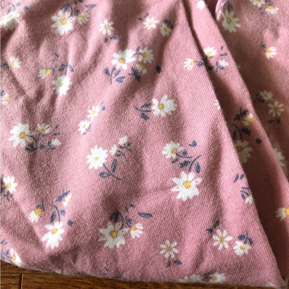 Wonder Nation pink flowers leggings in size S (6/6x) - Picture 3 of 4